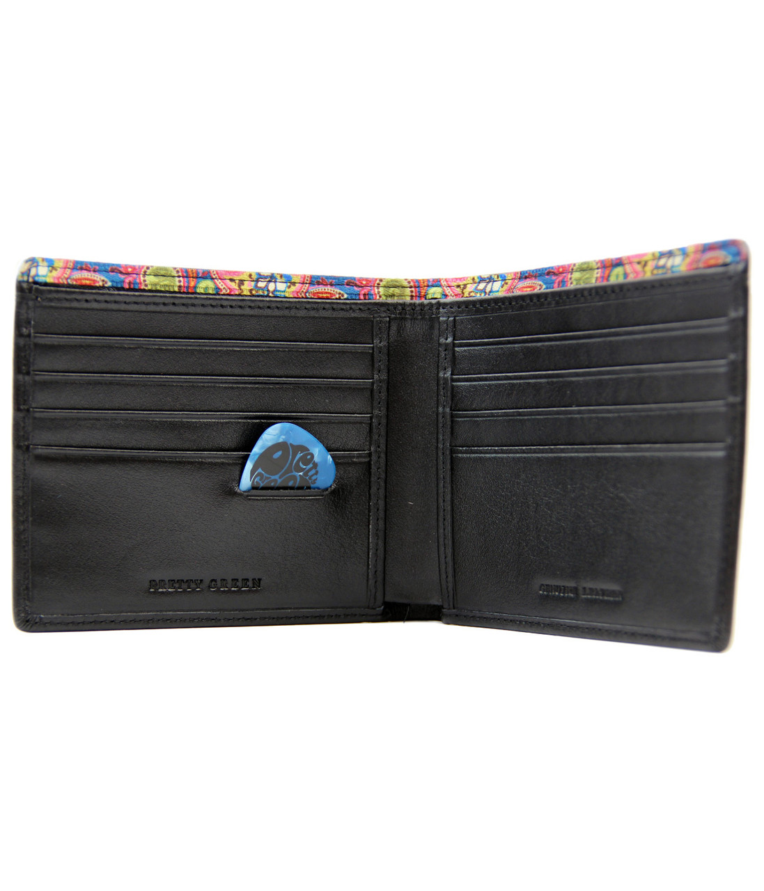 小物 Pretty Green Paisley Embossed Wallet Pretty Green Paisley Embossed Bifold Wallet | Masdings