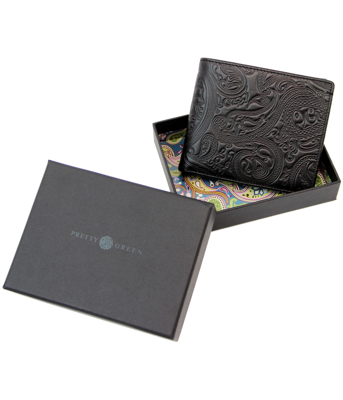 PRETTY GREEN Retro Mod Sixties Mens Paisley Wallet