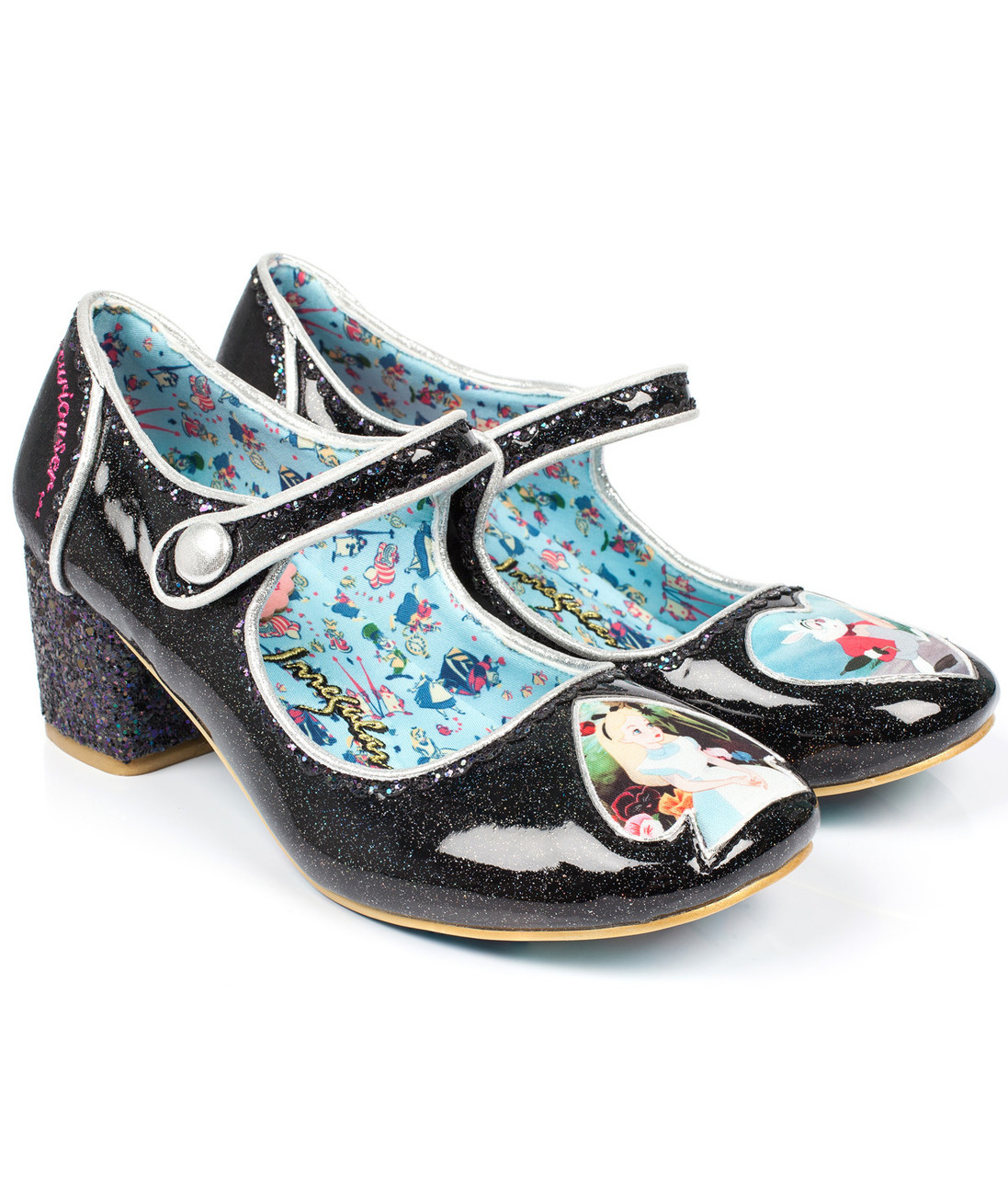Tick Tock IRREGULAR CHOICE Sparkly Retro Heels