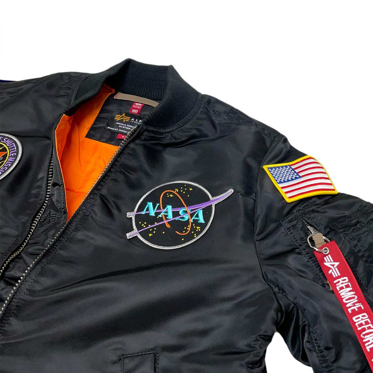 MA-1 VF Alpha Industries NASA Retro Bomber Jacket
