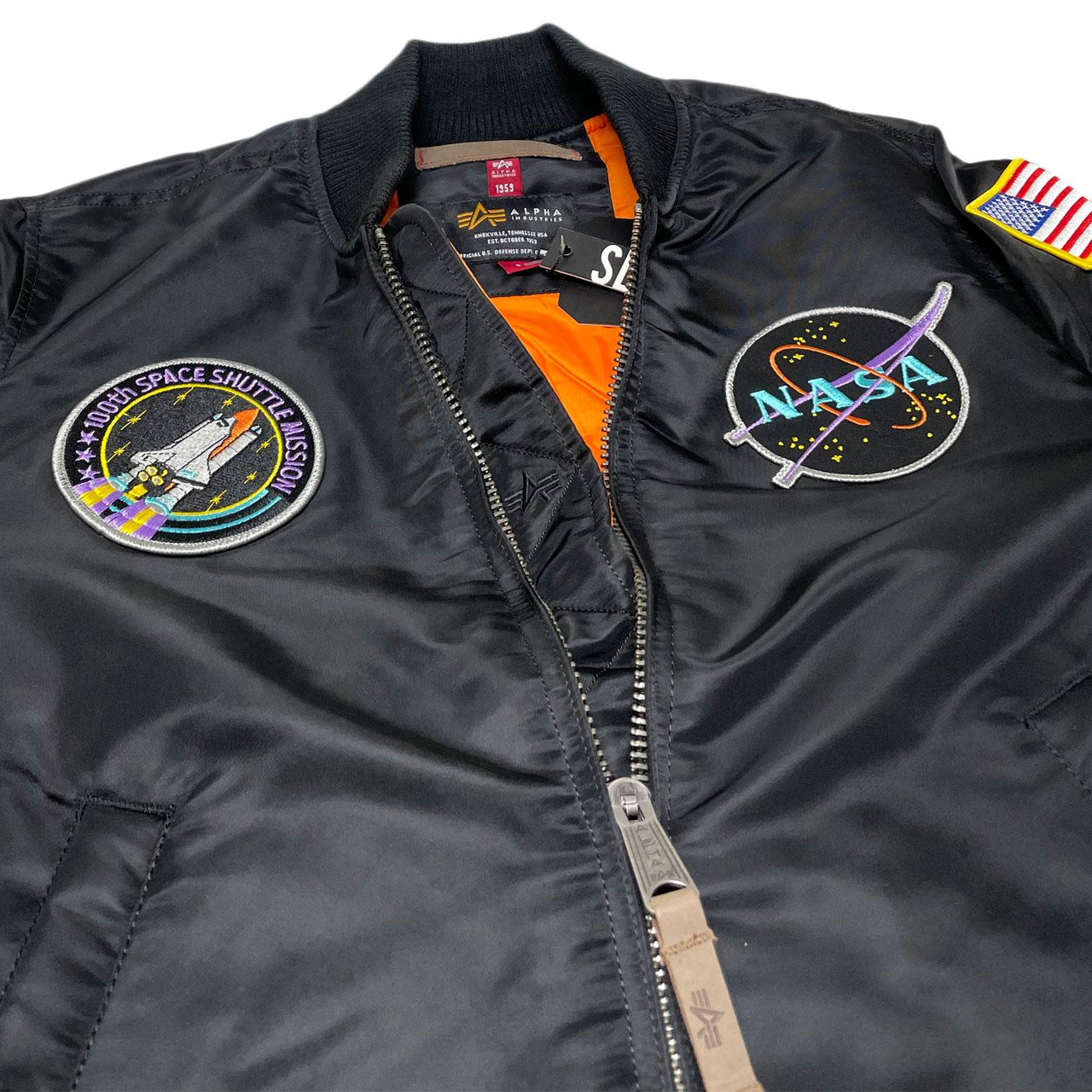 ALPHA NASA MA-1 ブラック Alpha Industries | NASA MA-1 BOMBER JACKET GEN II | Outerwe…