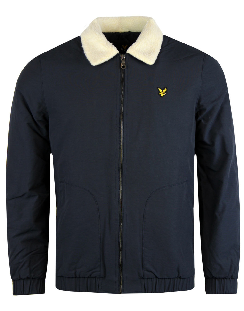 LYLE SCOTT Retro Shearling Lined Bomber Jacket