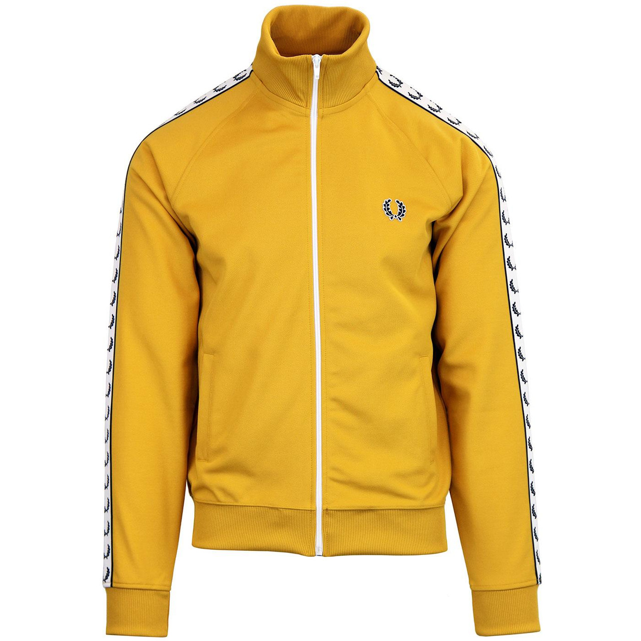 fred-perry-track-jacket-gold-