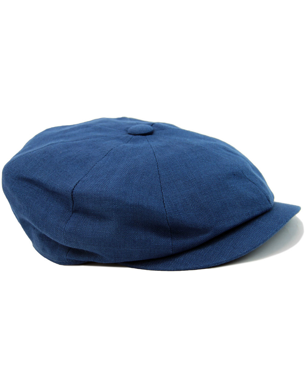 【FAILSWORTH】IRISH LINEN casquette Failsworth Irish Linen Flat Cap Navy - Bennevis Clothing