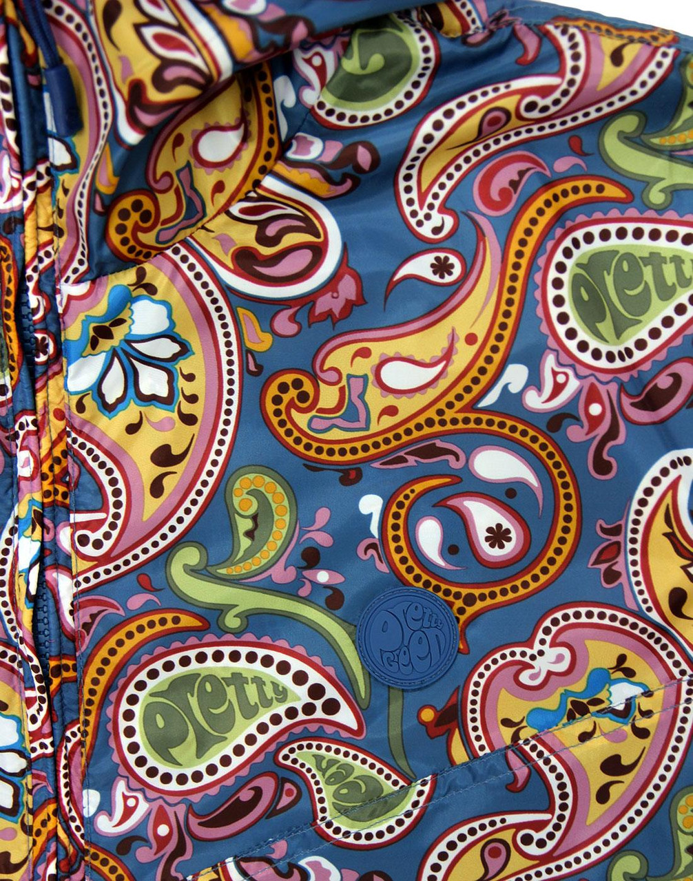 Ashworth PRETTY GREEN Retro Paisley Hooded Jacket