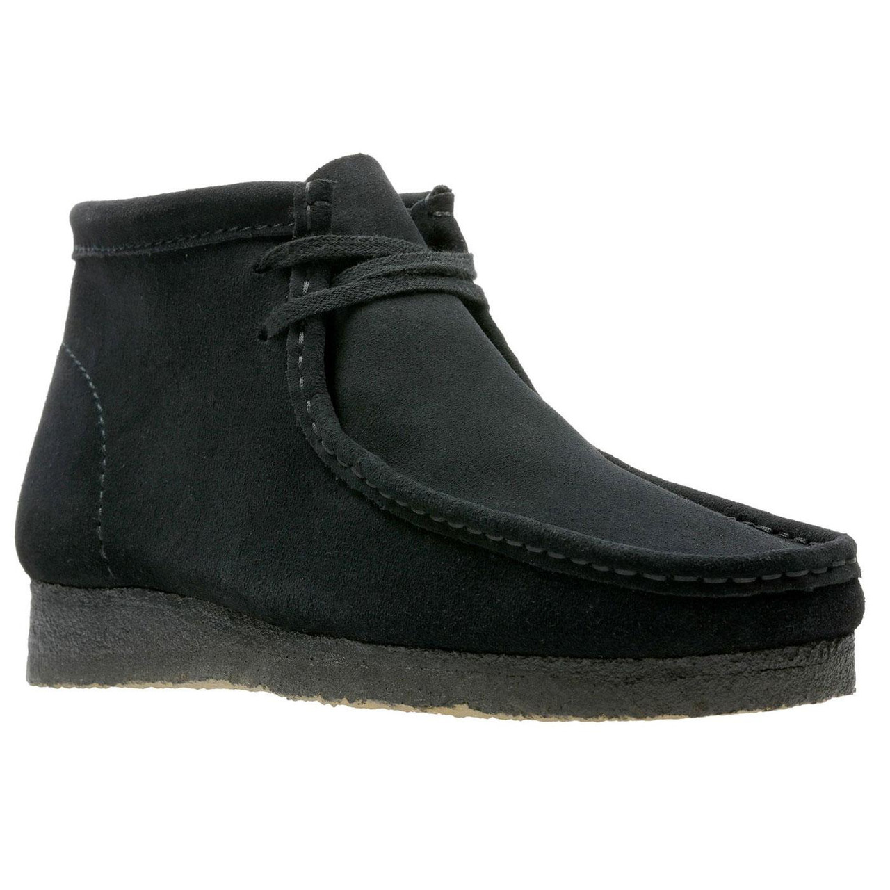 Clarks【美品】 Wallabee Boot Black Suede Clarks Originals Wallabee Suede Boots - Black | Standout