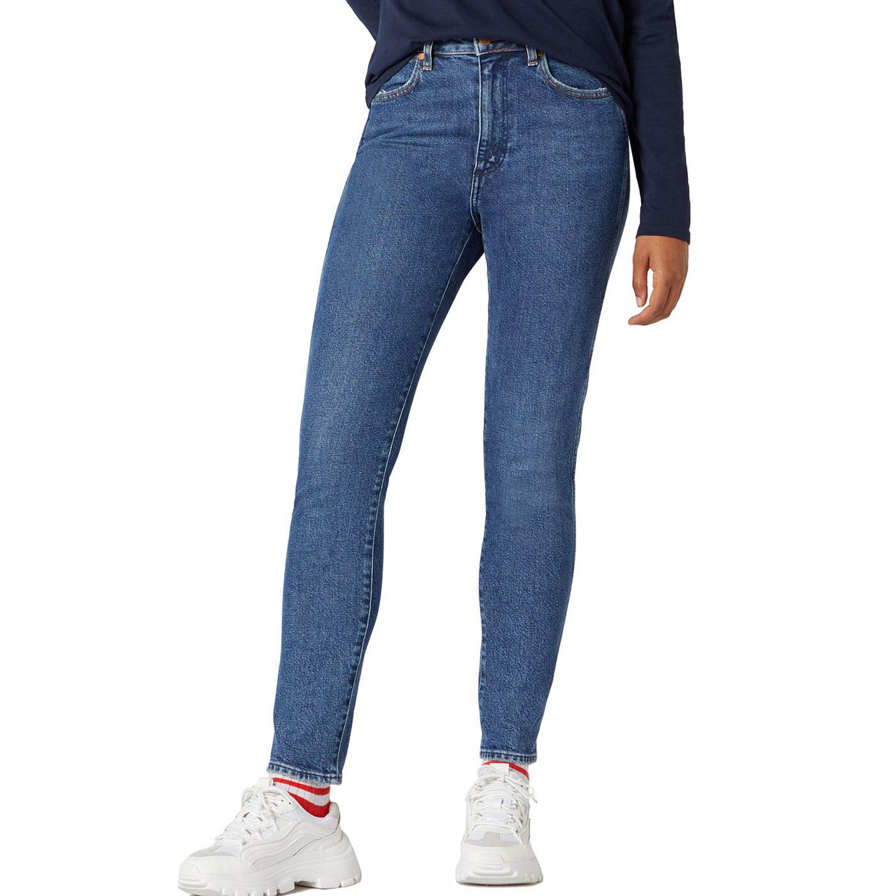 WRANGLER Women's Stonewashed Retro Skinny Jeans