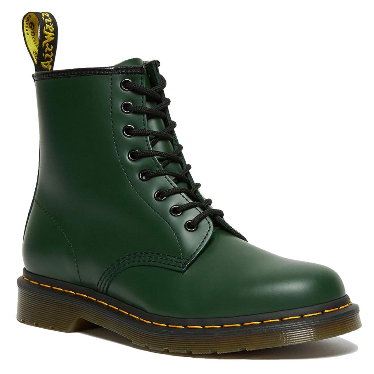 1460 Smooth DR MARTENS Men's Green Mod Boots - Main Image