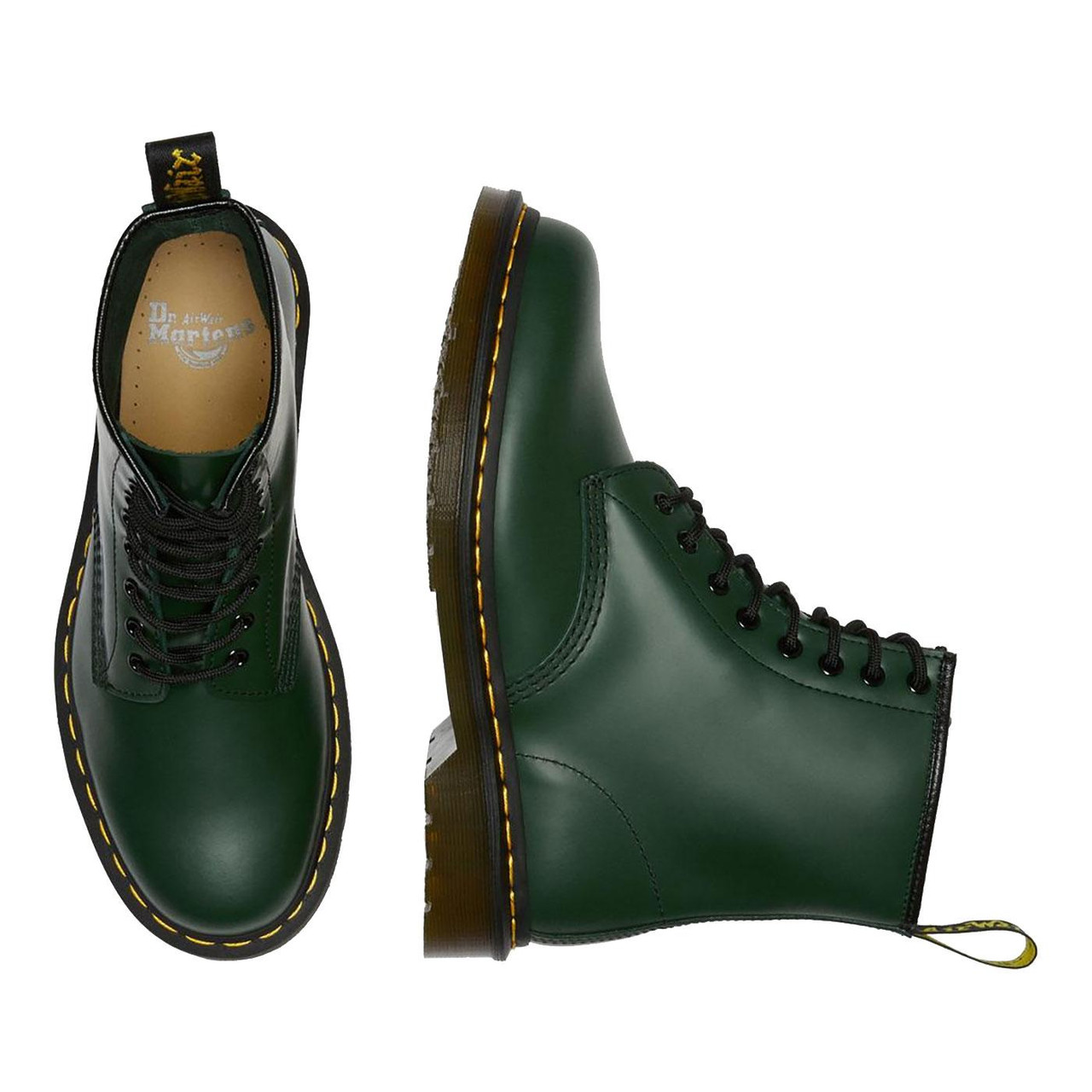 1460 Smooth DR MARTENS Men's Green Mod Boots