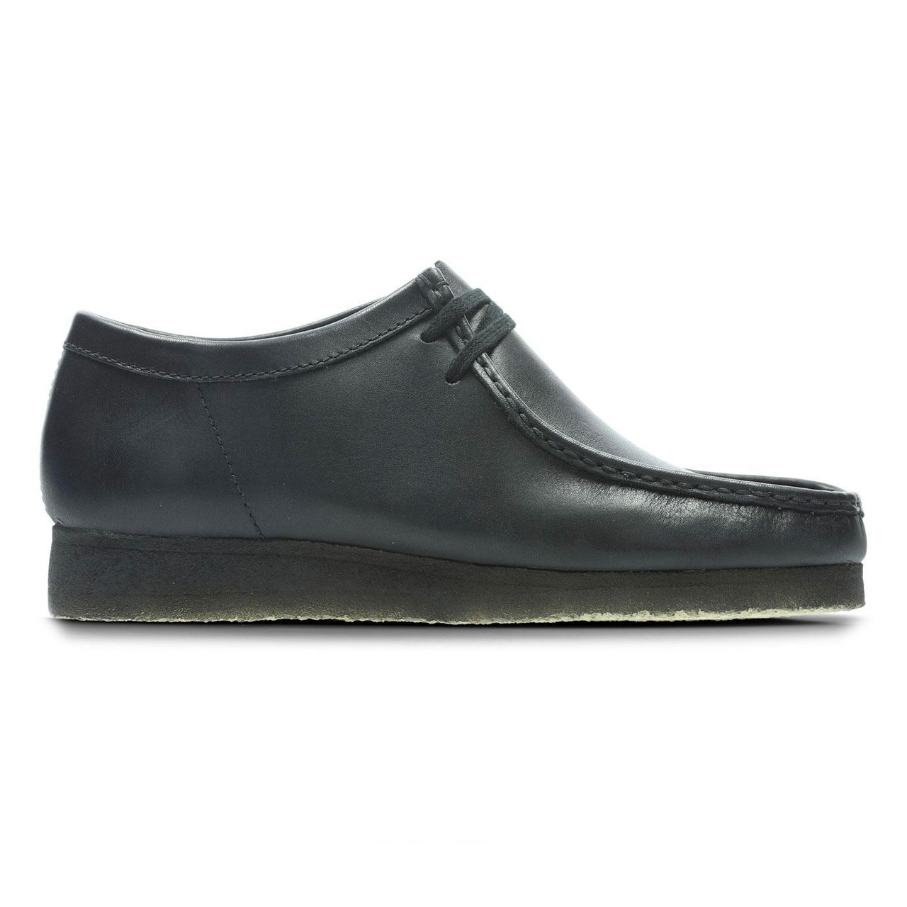 Clarks Originals Wallabee Men's Mod Black Leather Shoes