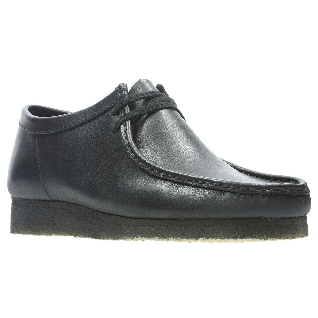 Clarks Originals Wallabee Men's Mod Black Leather Shoes