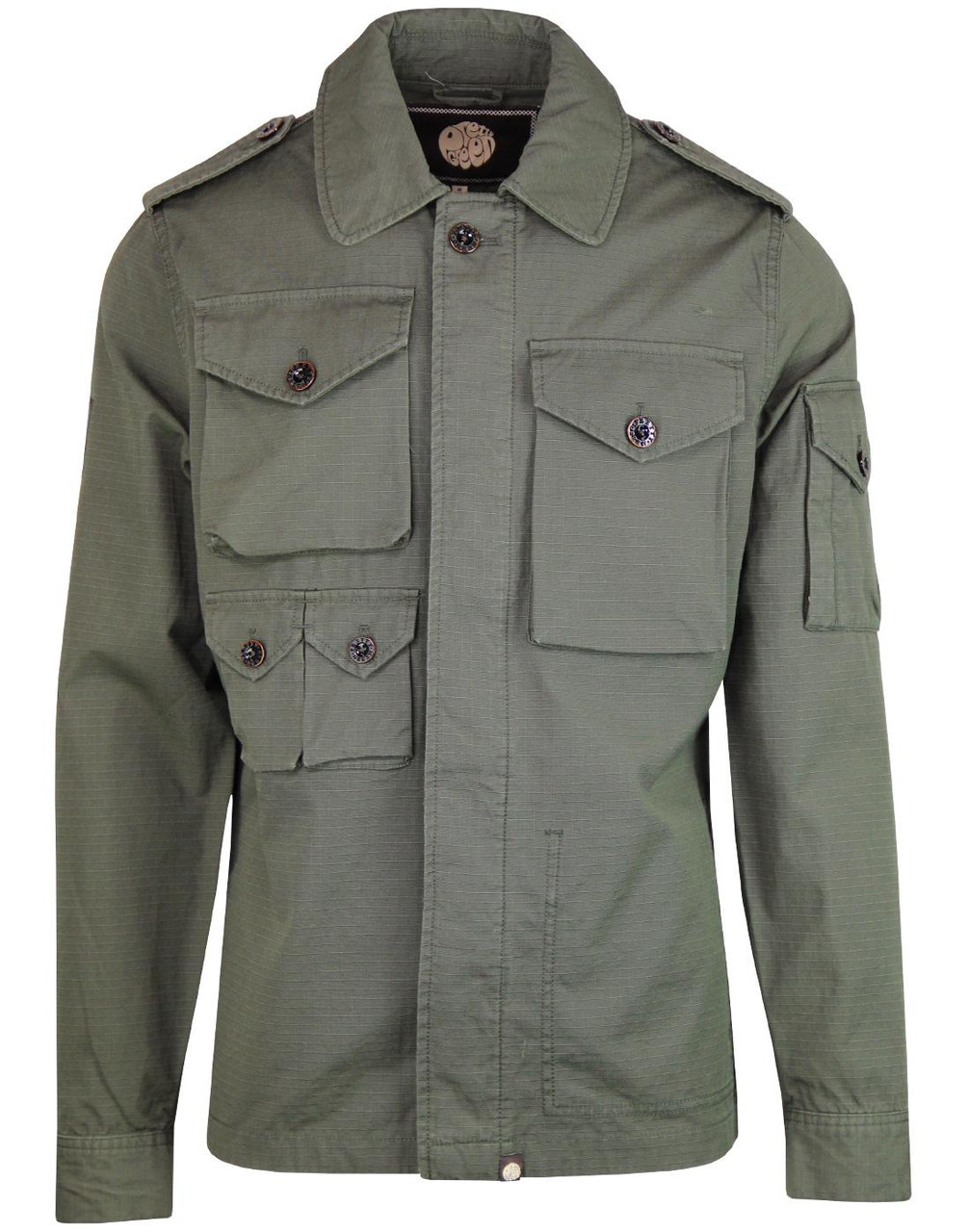 ジャケット・アウター pretty green coat Buy Pretty Green x The Beatles White album Mod Parka Jacket Coat