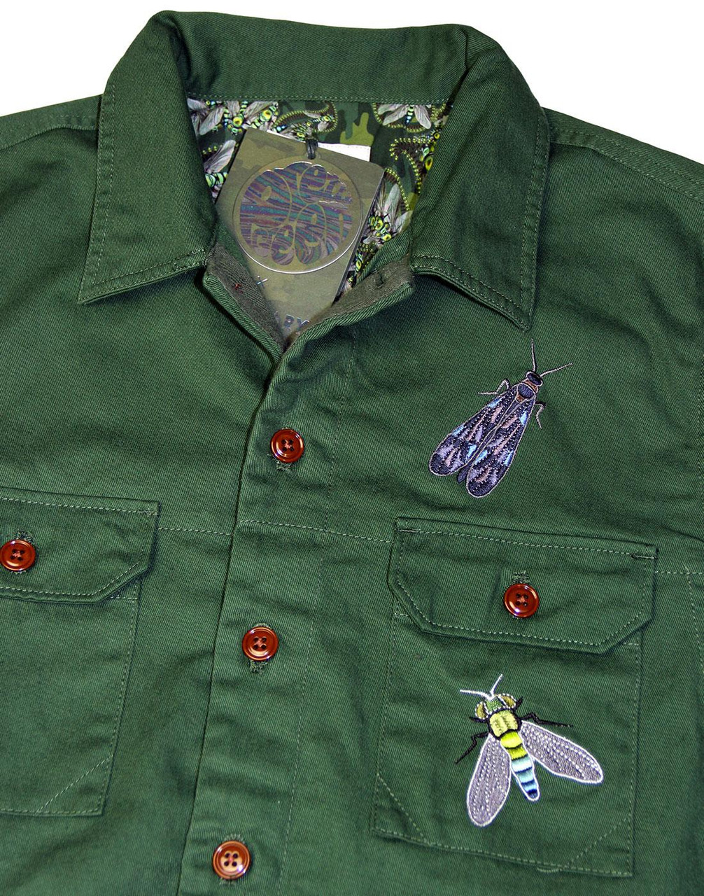 Pretty Green ミリタリーシャツ Toria PRETTY GREEN X KATIE EARY 60s Military Shirt