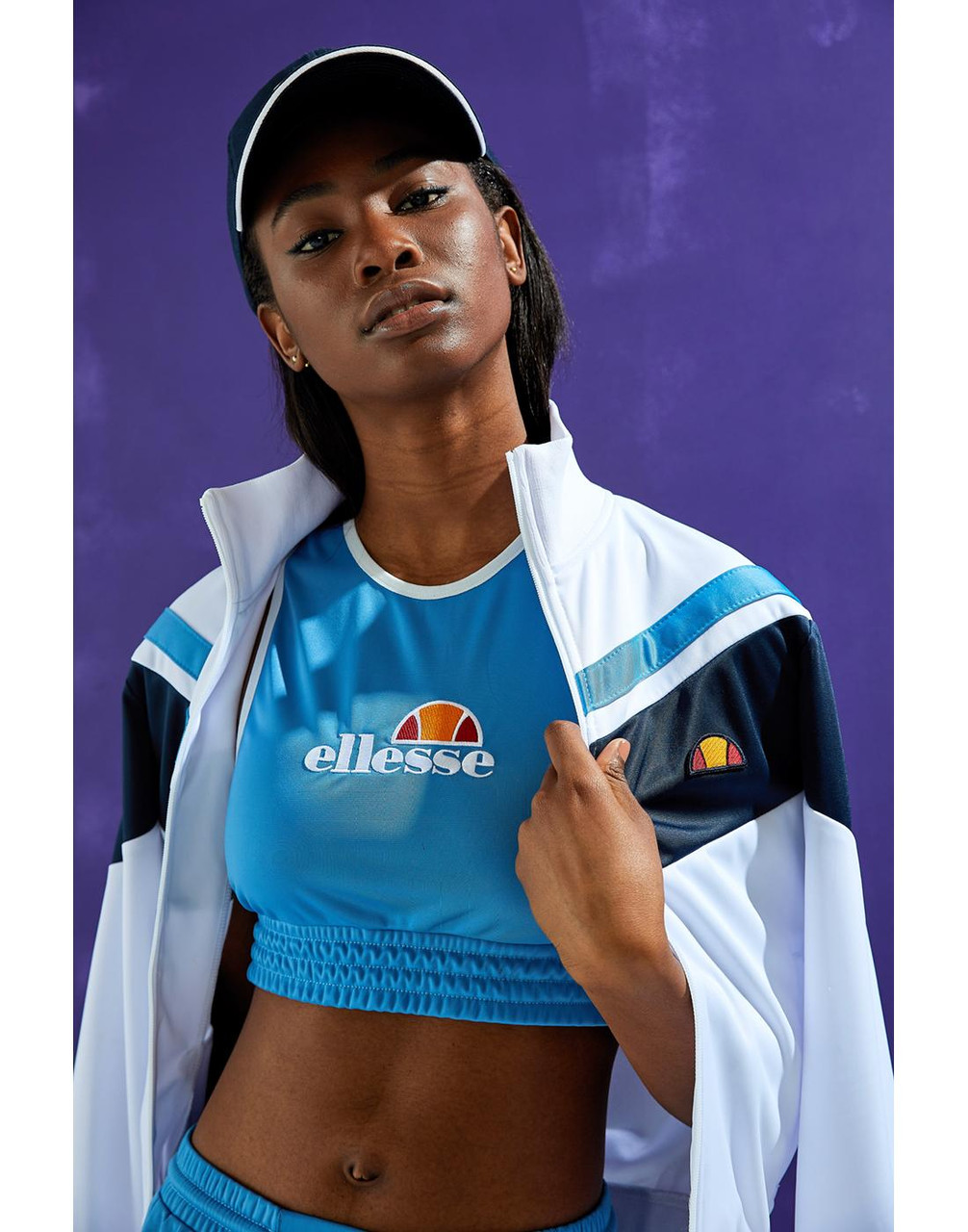 ellesse スノーウェア 3点セット ブルー×ホワイト レトロデザイン 90年代の香り漂うエレッセ × ウィンダンシーのコラボ