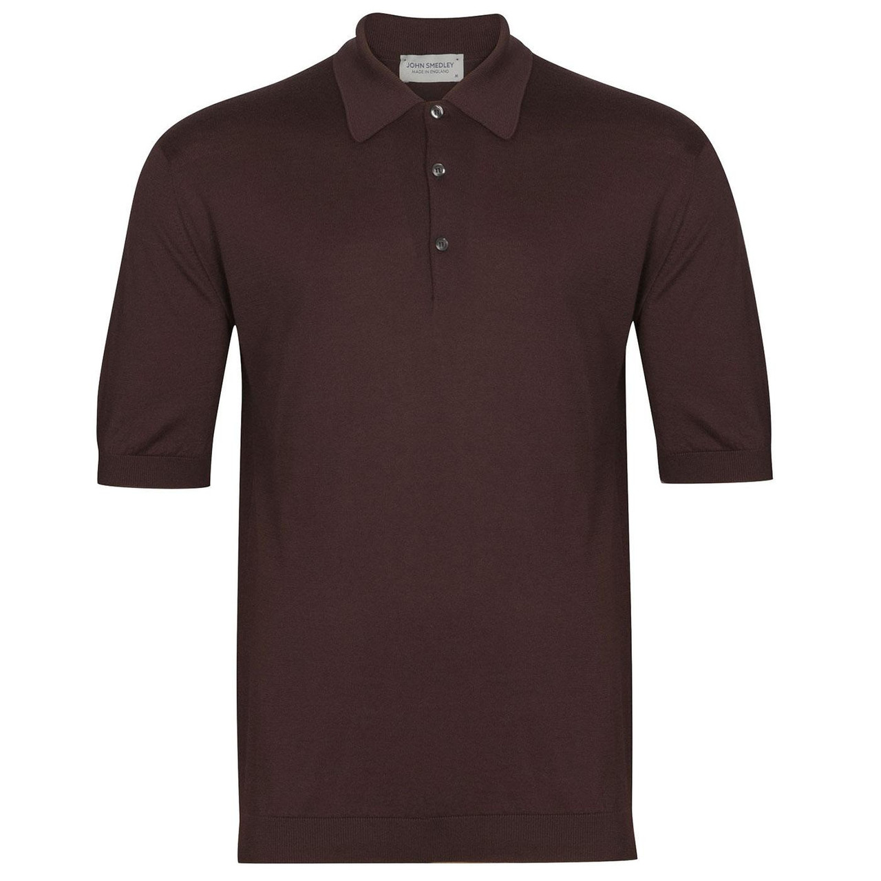 JONH SMEDLEY 英国製 Cotton Kanoko Knit Polo Men's〉JOHN SMEDLEY“Knit”Polo 襟付きのポロデザインが