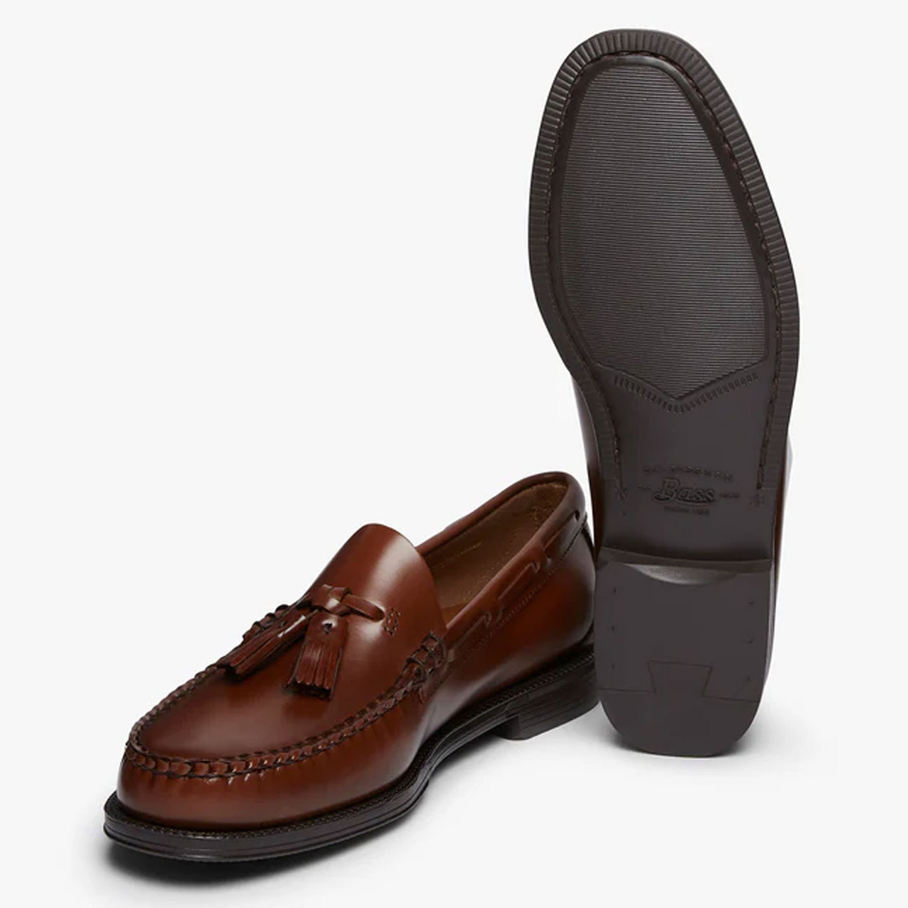 GH Bass Larkin Easy Weejun Moccasin Loafers in Brown