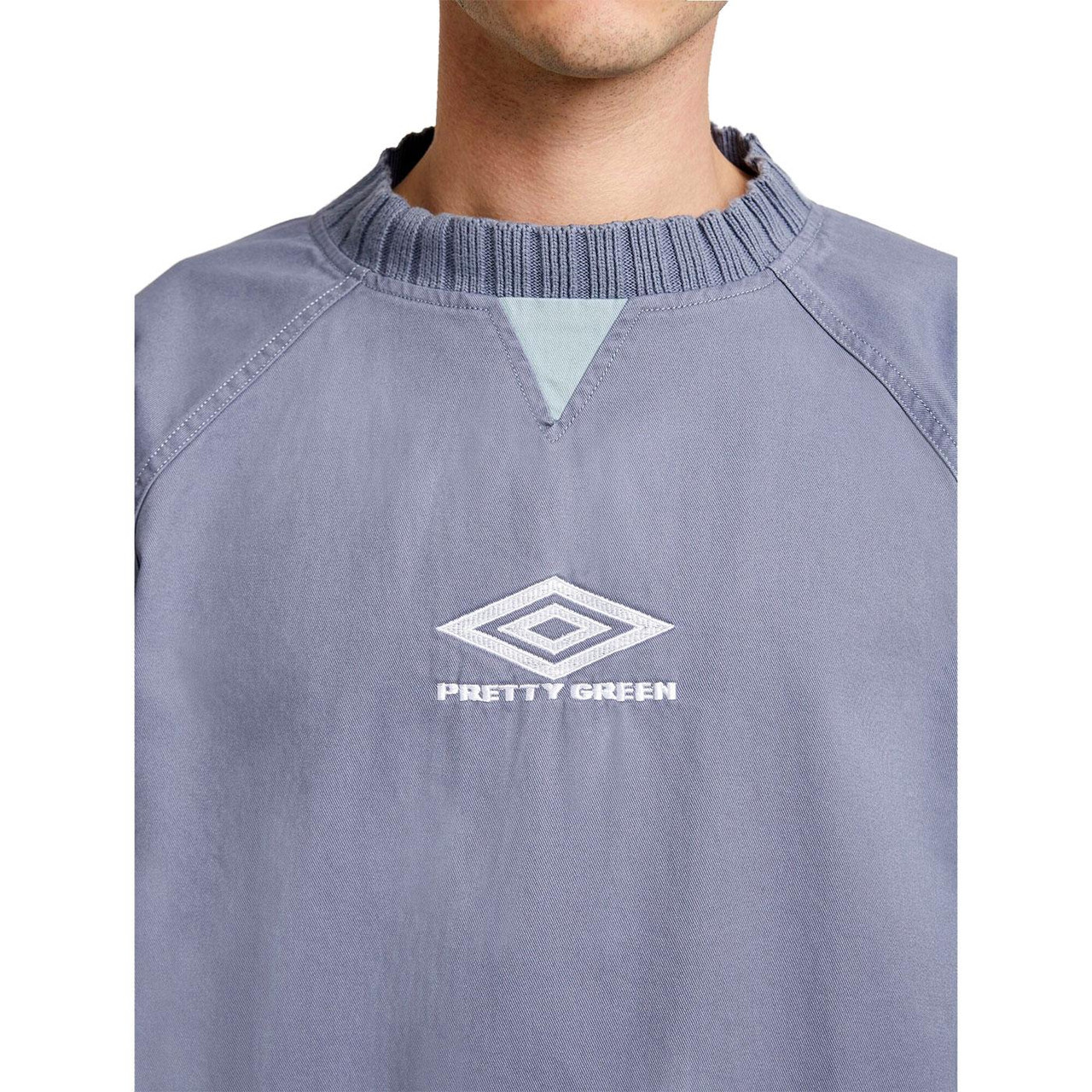 PRETTY GREEN X UMBRO Retro Indie Drill Top