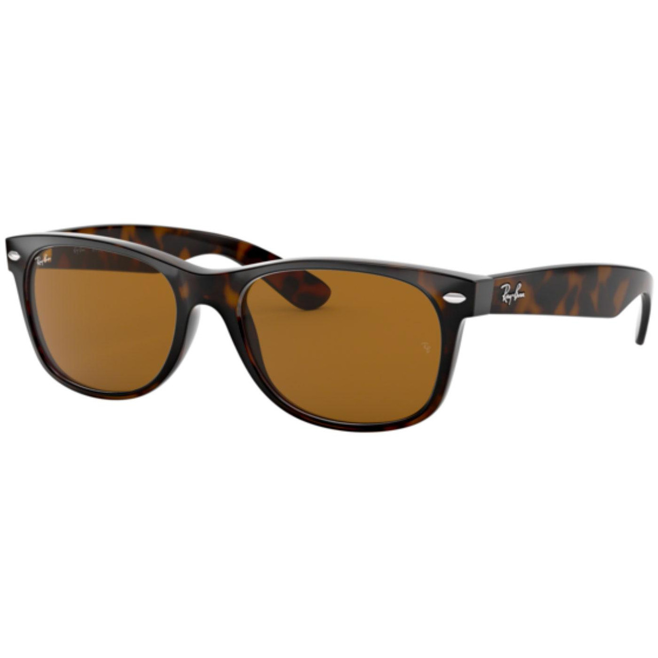 Ray-Ban New Wayfarer Retro Sunglasses in Light Havana Brown