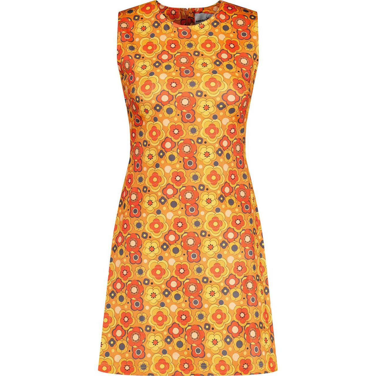 Madcap England Daytripper Retro Floral Shift Dress in Yellow Madcap England Daytripper Retro Floral Shift Dress in Yellow