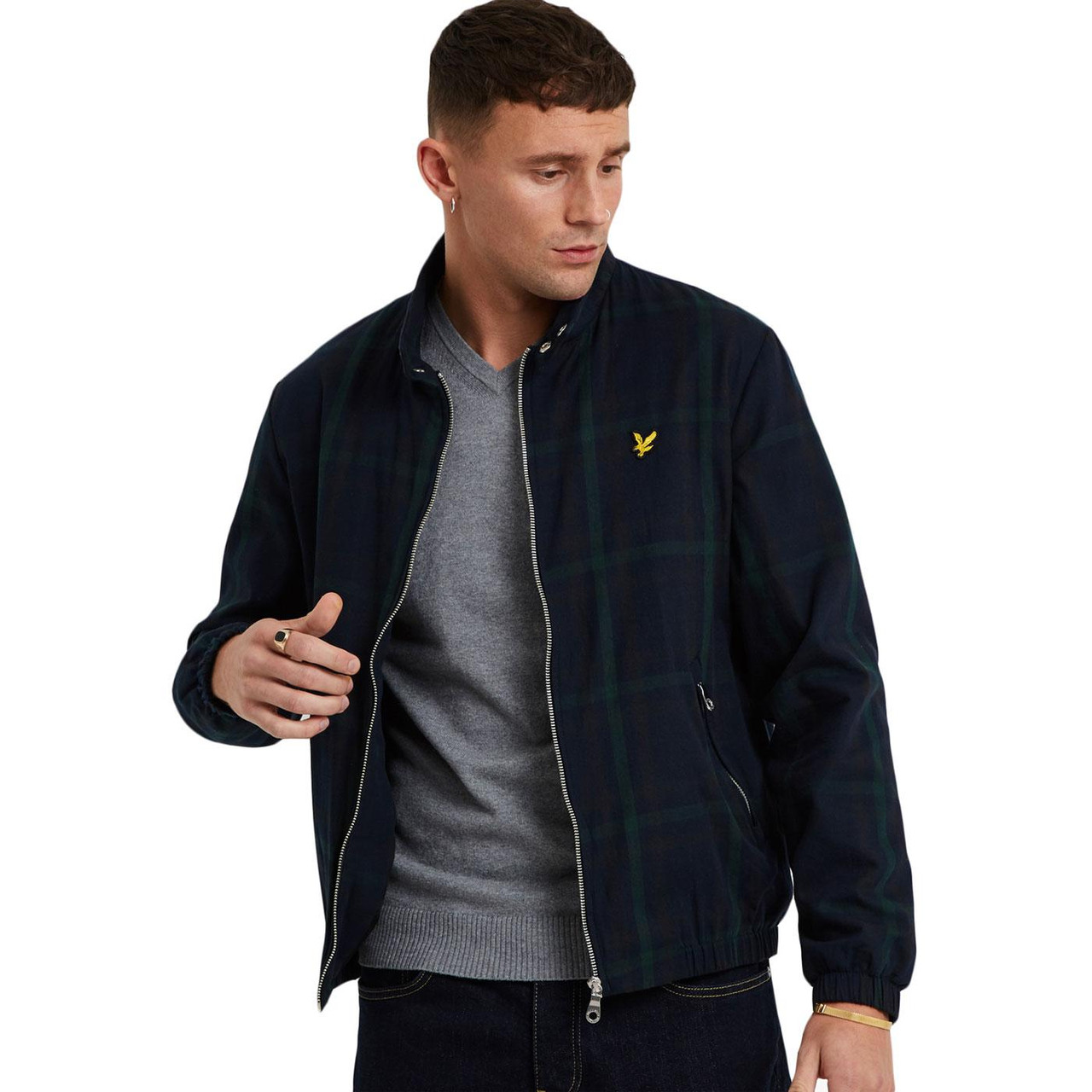 LYLE SCOTT Tartan Check Mod Harrington Jacket