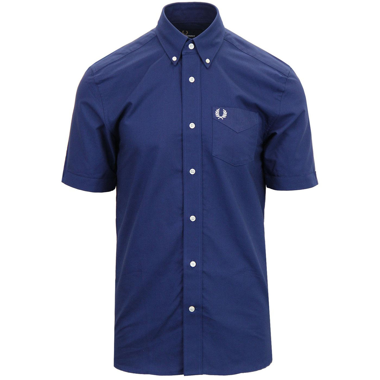 FRED PERRY Retro Mod Classic S/S Oxford Shirt FN