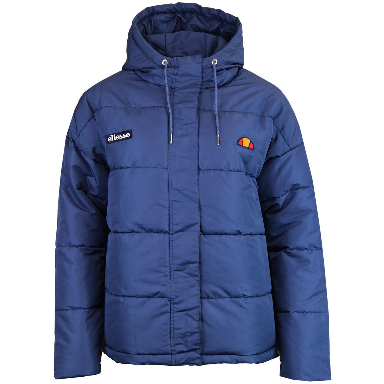 ellesse フーディージャケット Ellesse 80s Colorblock 1/4 Zip Hooded Fleece Jacket, Size