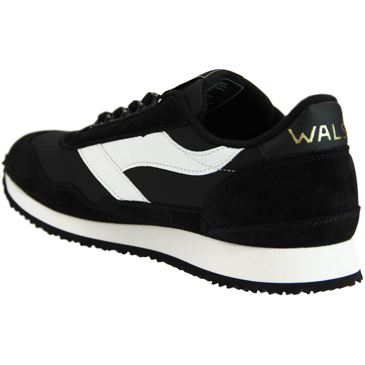 靴 WALSH ENSIGN BLK made in England WALSH ウォルシュ [ENS70076] ENSIGN エンサイン スニーカー