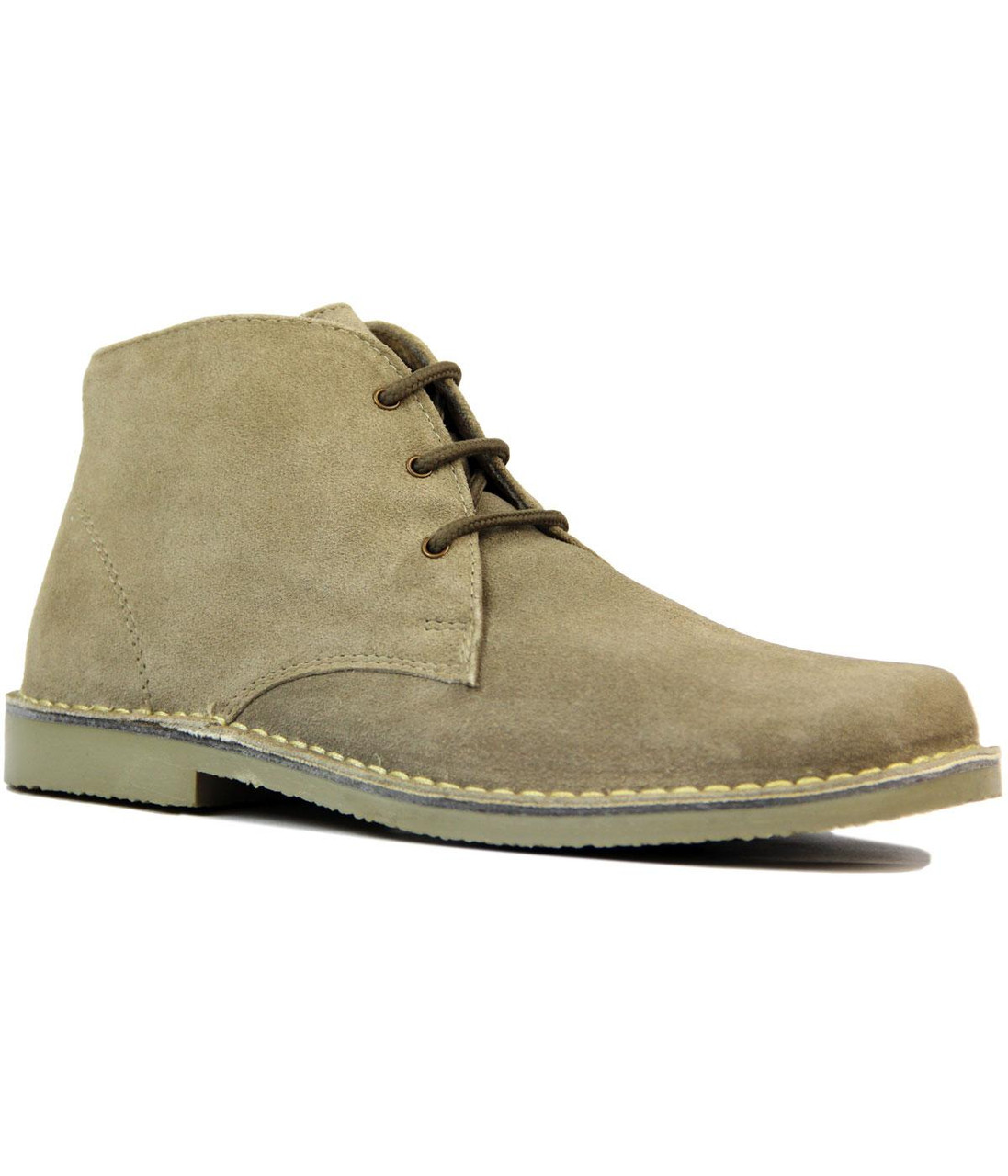 Detour Men's Sixties Mod Desert Boots in Sand