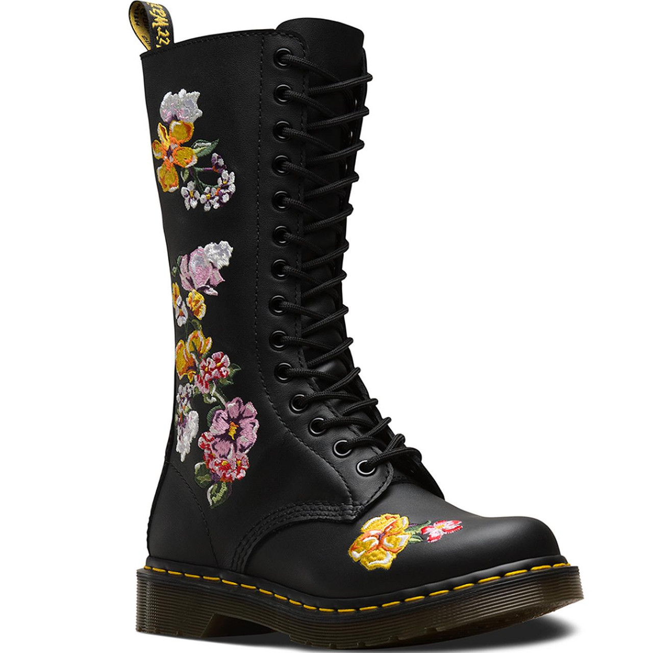 1914 Vonda II DR MARTENS Floral Knee High Boots
