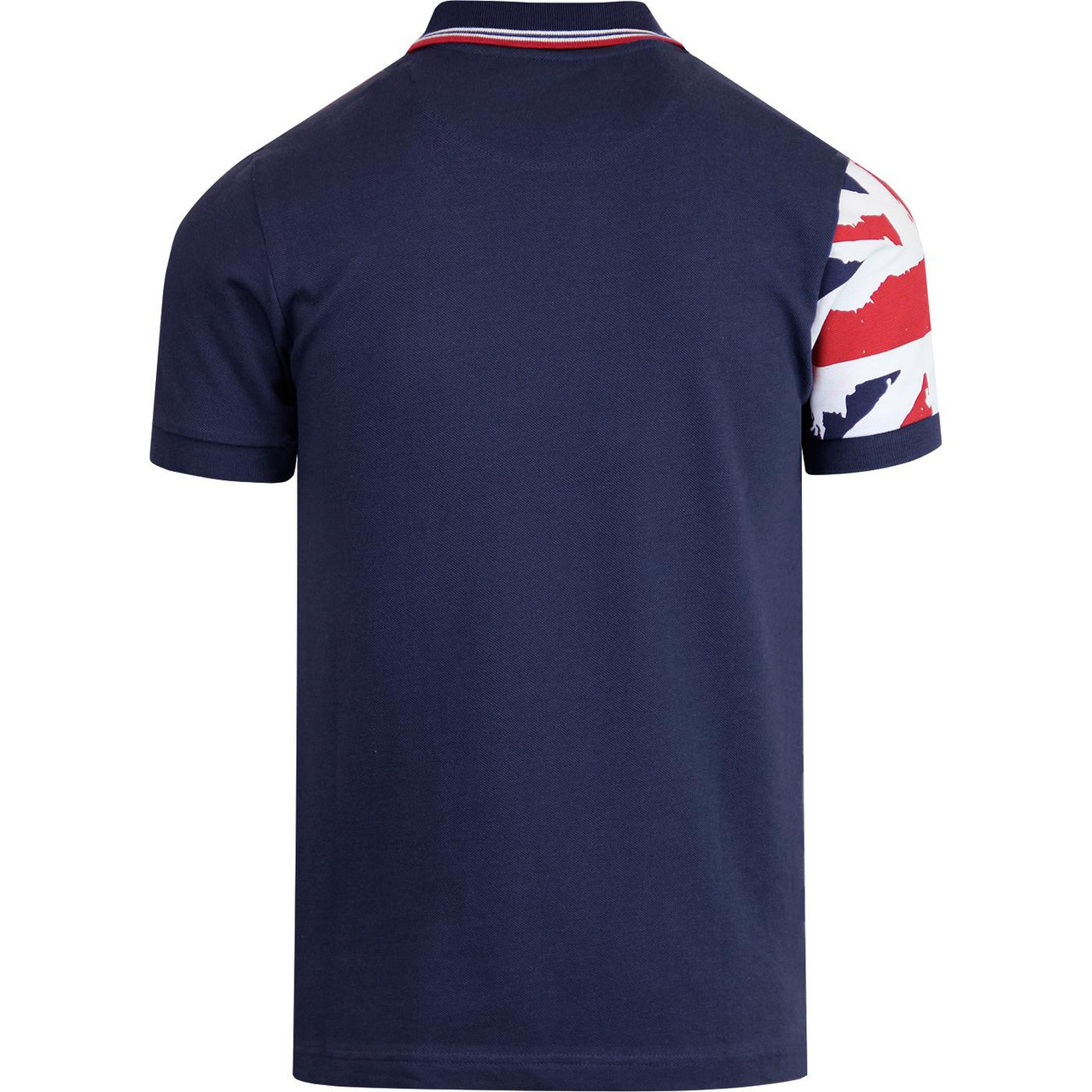 TROJAN RECORDS Mod Ska Union Jack Flag Sleeve Polo