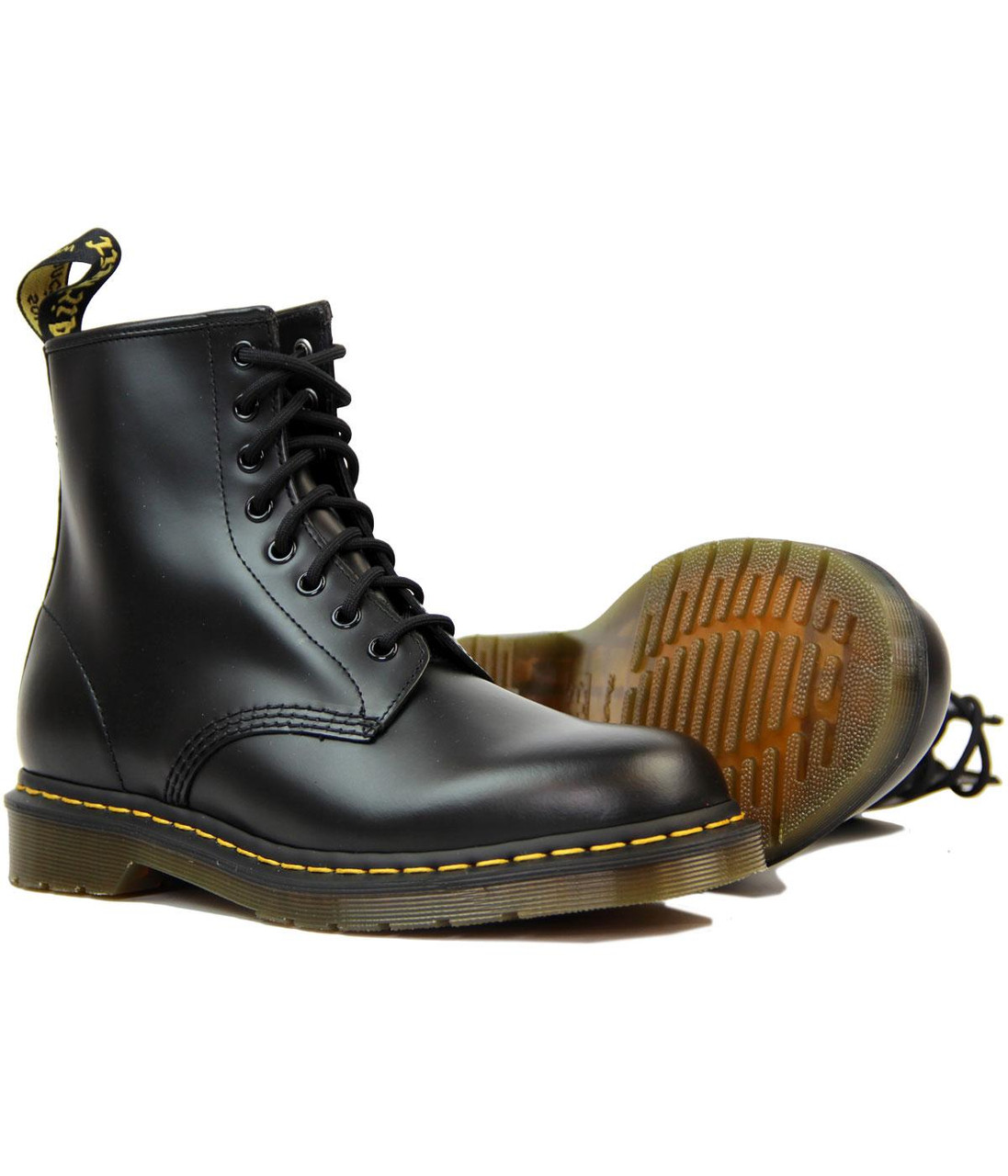 Dr Martens Men's 1460 Eyelet Leather Boots in Black