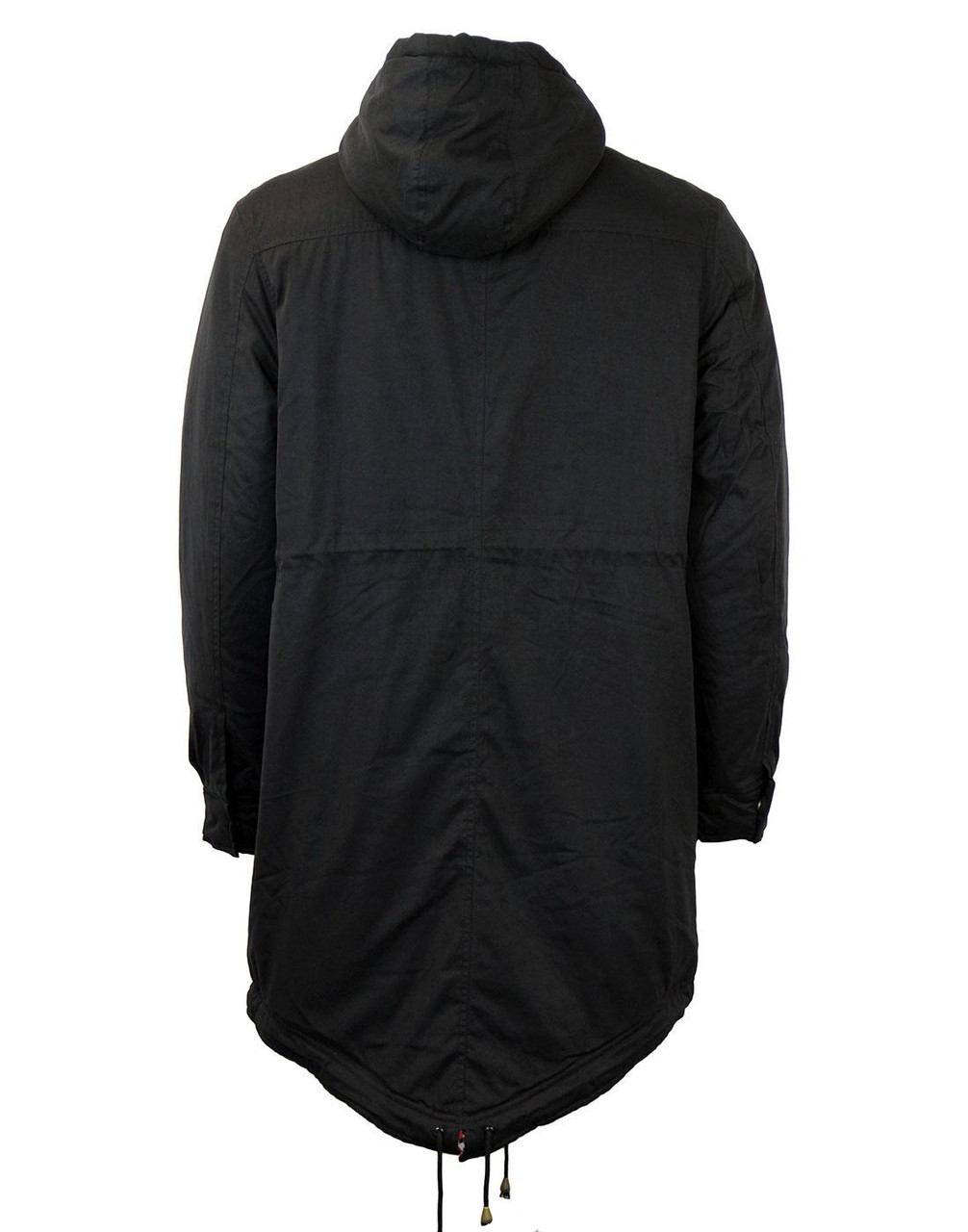 Tobias MERC Retro Sixties Mod Fishtail Parka Black