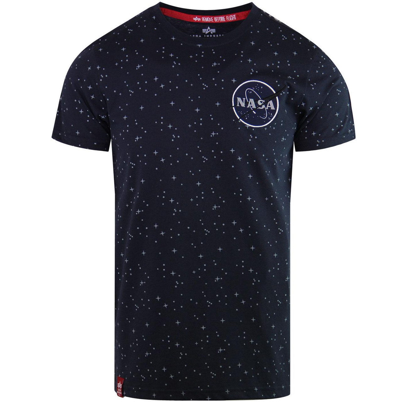 送料込★ALPHA INDUSTRIES★Tシャツ NASA Retro Tシャツ Alpha-industries-nasa-tape-tee