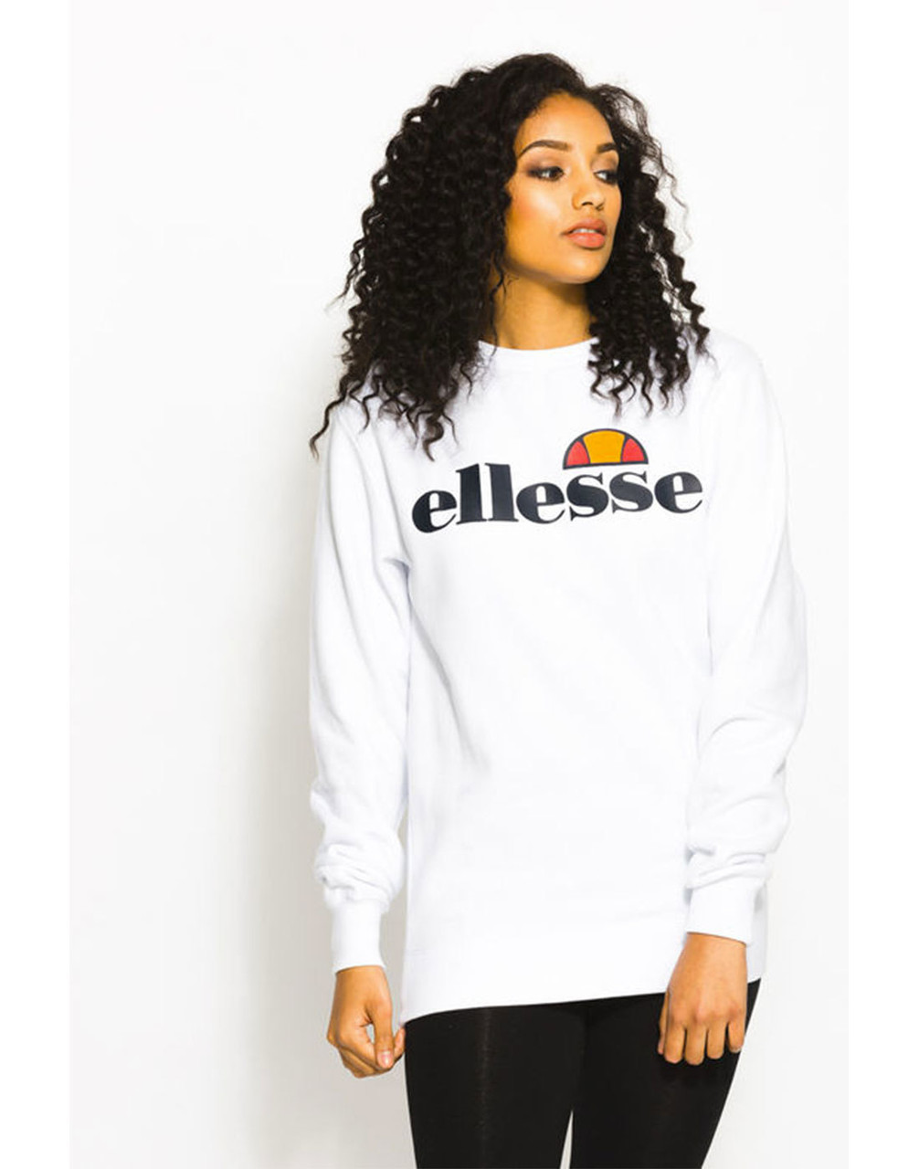 Agata ELLESSE WOMENS Retro 80s Sweat in White