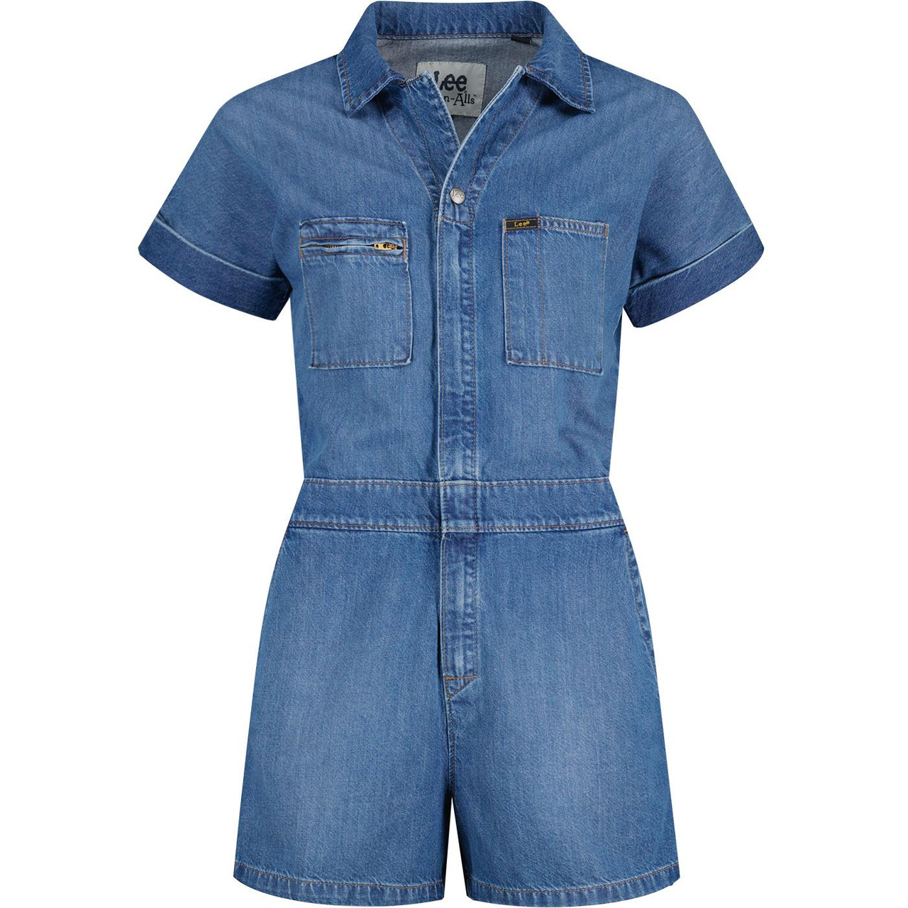 Lee Jeans Short Union-All Retro Denim Jumpsuit OE