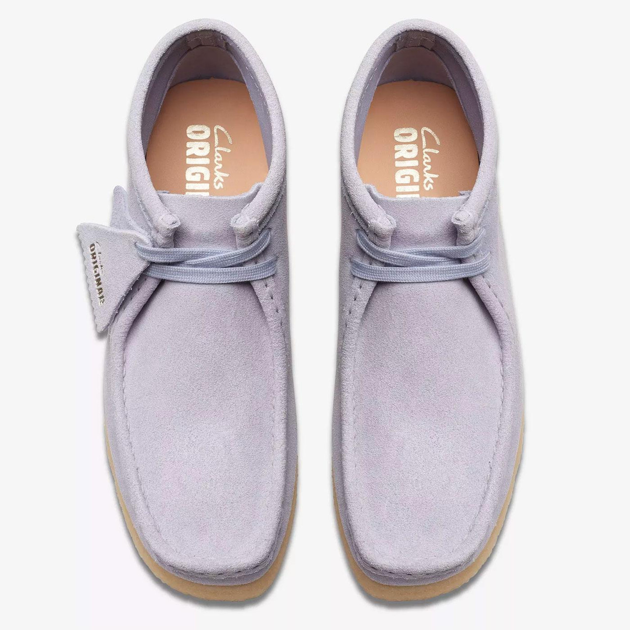 Clarks Originals Wallabee Cloud Grey Suede Boots