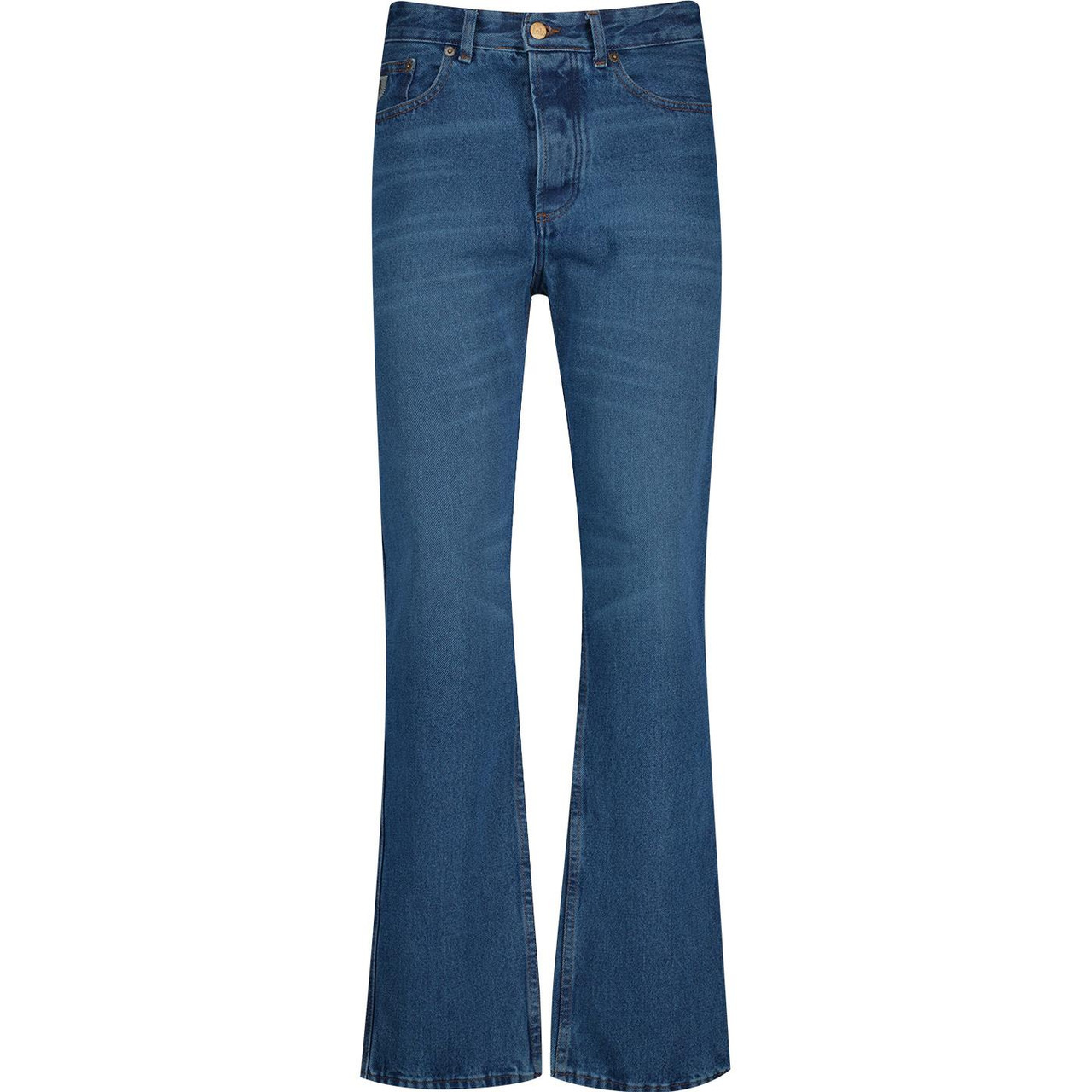 Dario Lois Retro 80s Dark Stonewash Bootcut Jeans