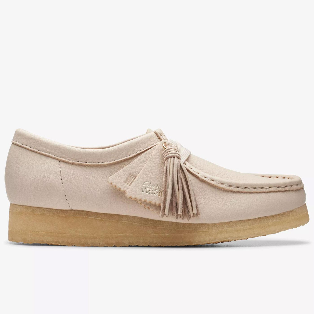 Clarks Wallabee ベージュ 24cm Clarks Originals Beige Wallabee Weave Loafers Clarks Originals