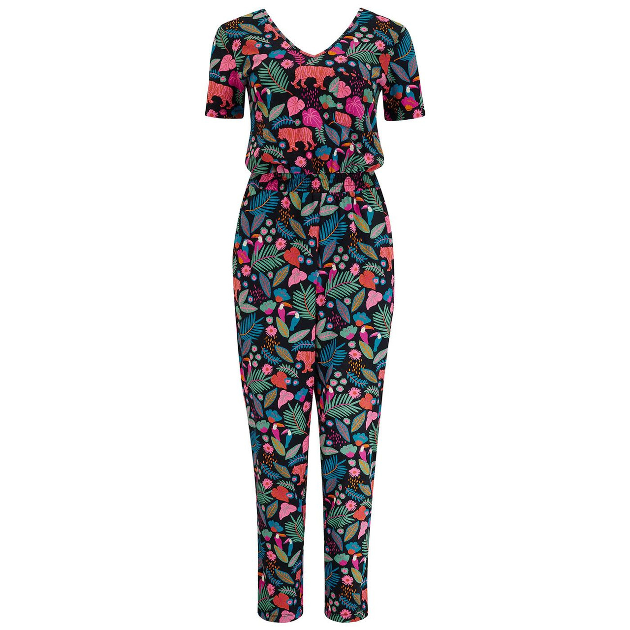 Bianca SUGARHILL Tigers & Toucans Retro Jumpsuit