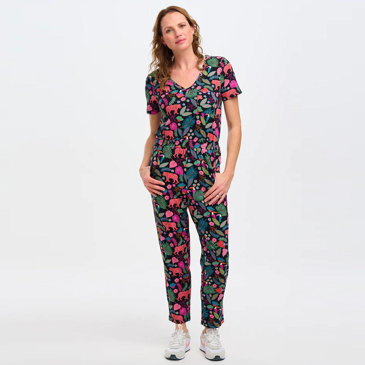 Bianca SUGARHILL Tigers & Toucans Retro Jumpsuit