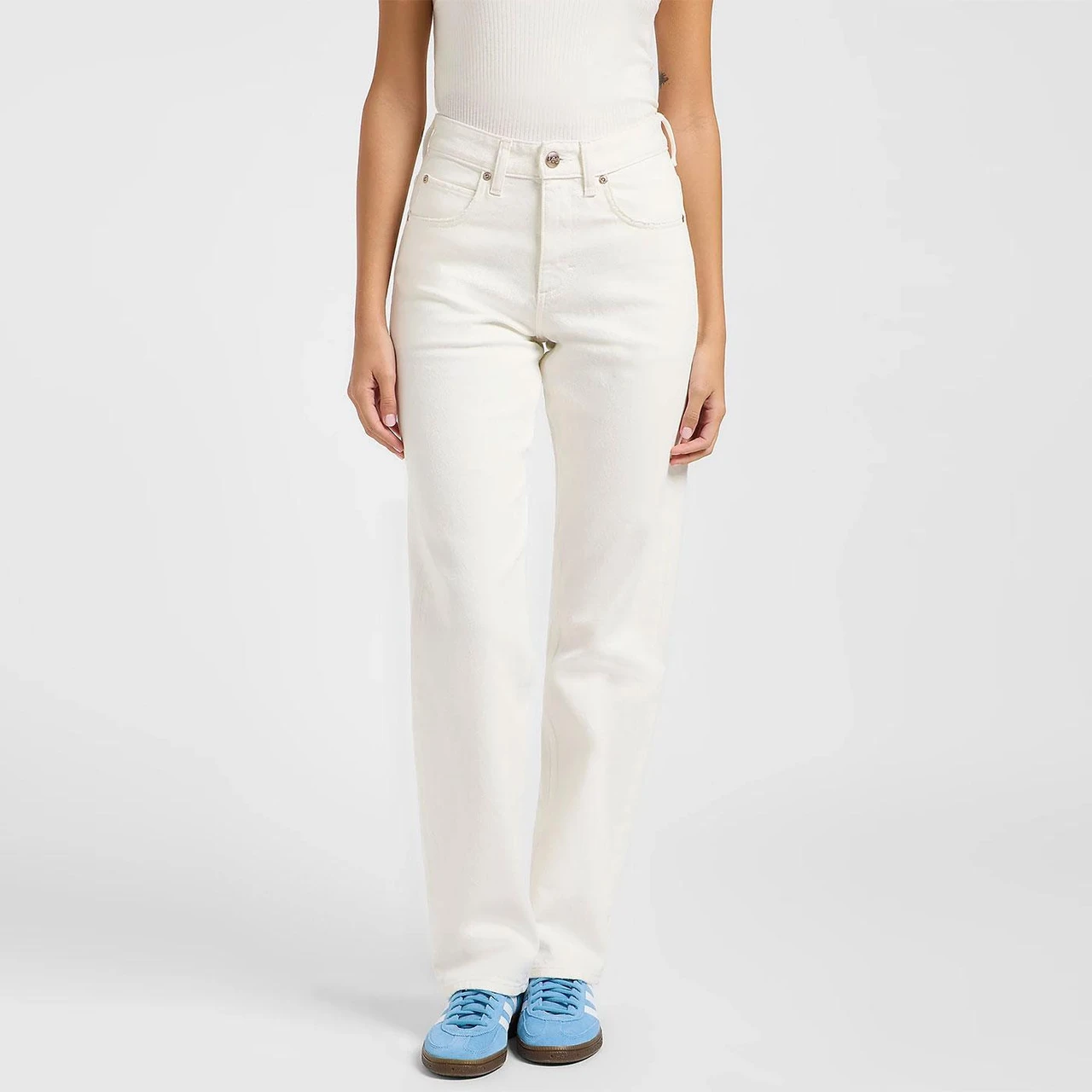 Selected Femme - Gilet rayé boutonné à enfiler - Noir et blanc