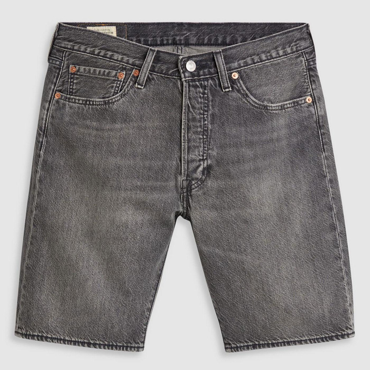 Levi's® 501® Original Lightweight Denim Shorts in Dark Lane Black