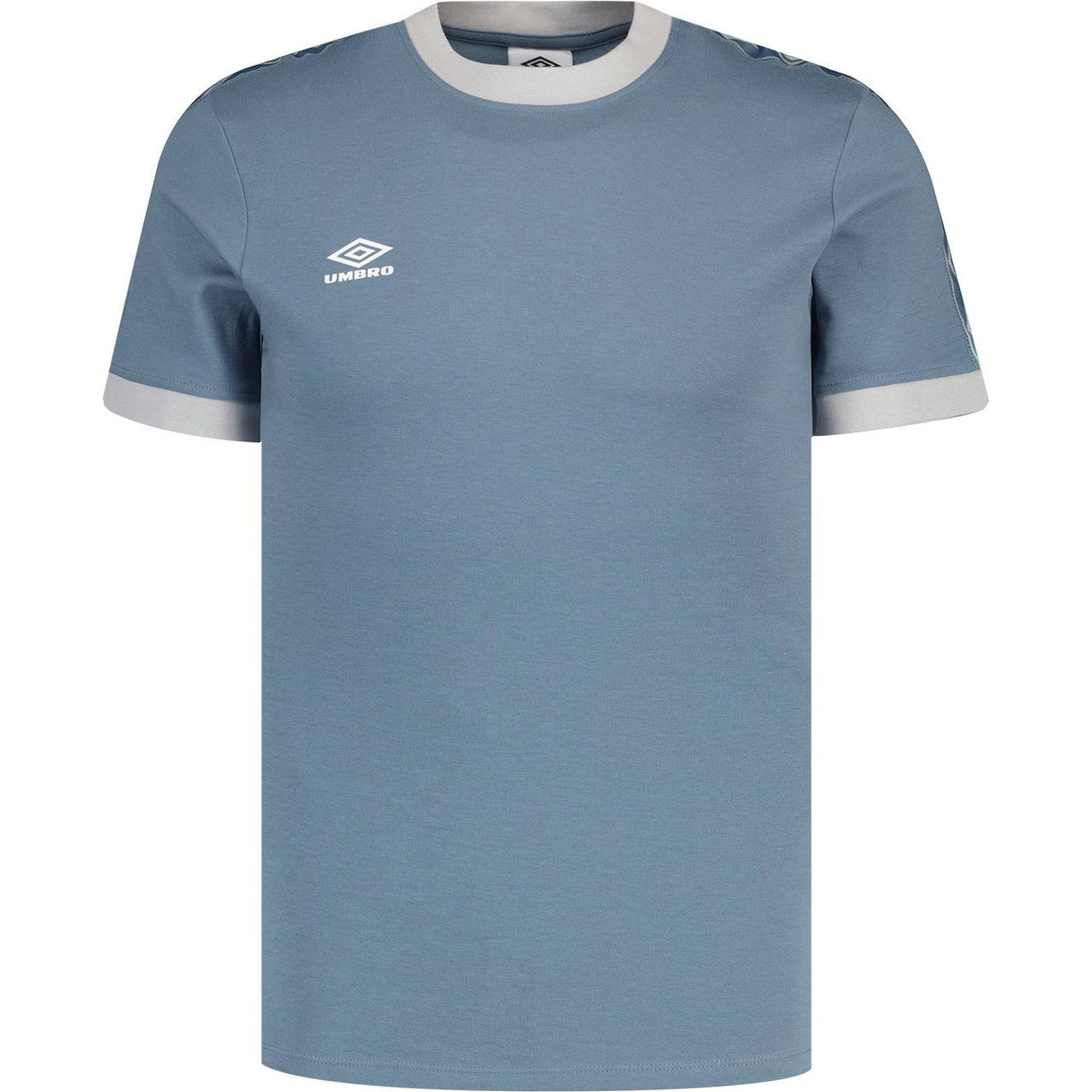 Umbro Men's Retro Sports Taped Ringer T-shirt (BM)
