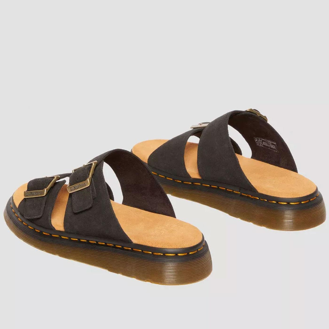 Dark Brown Dr Martens Nikolai Sandals Josef Dr Martens Men's EH