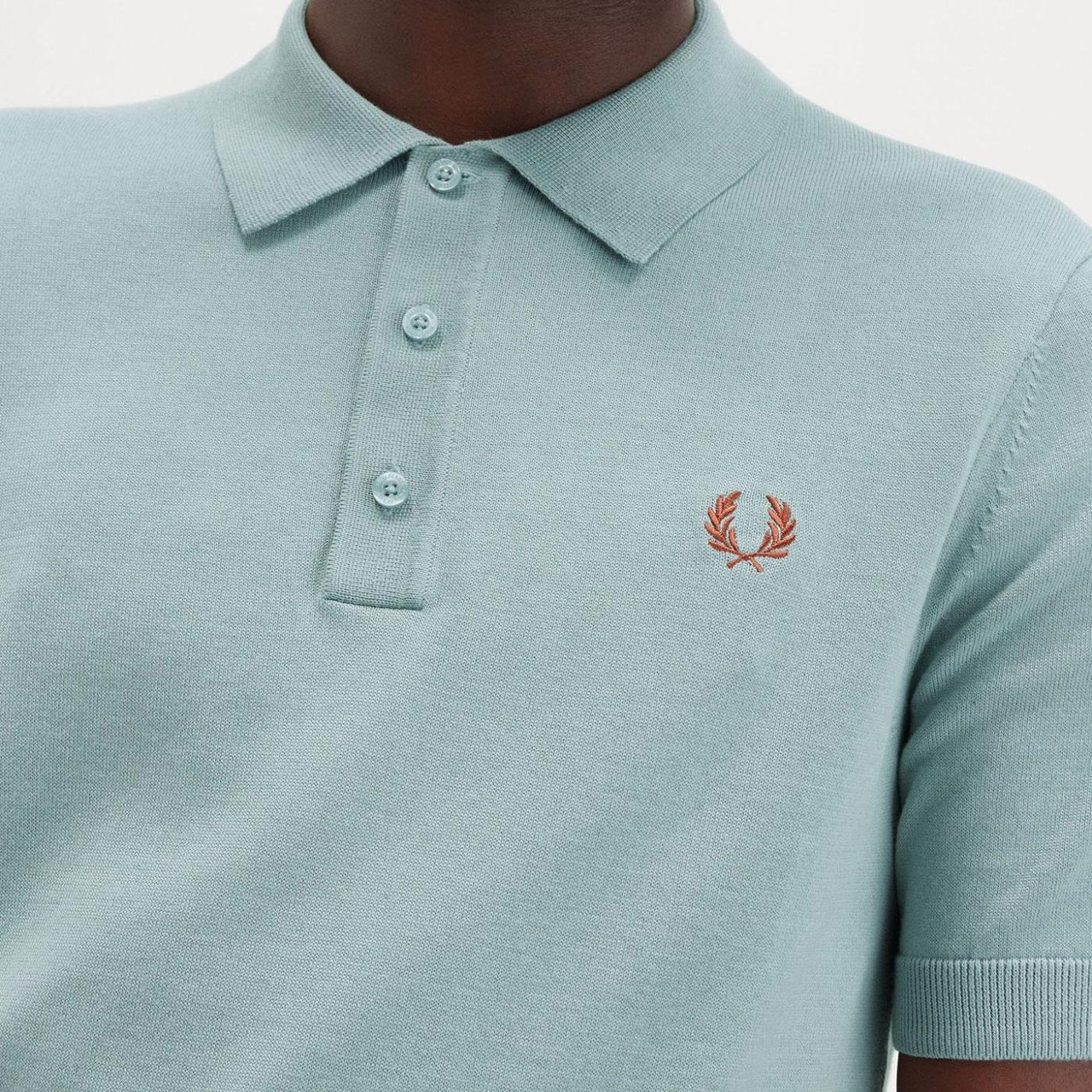 Fred Perry Archive Knitted Cotton Polo Shirt SB