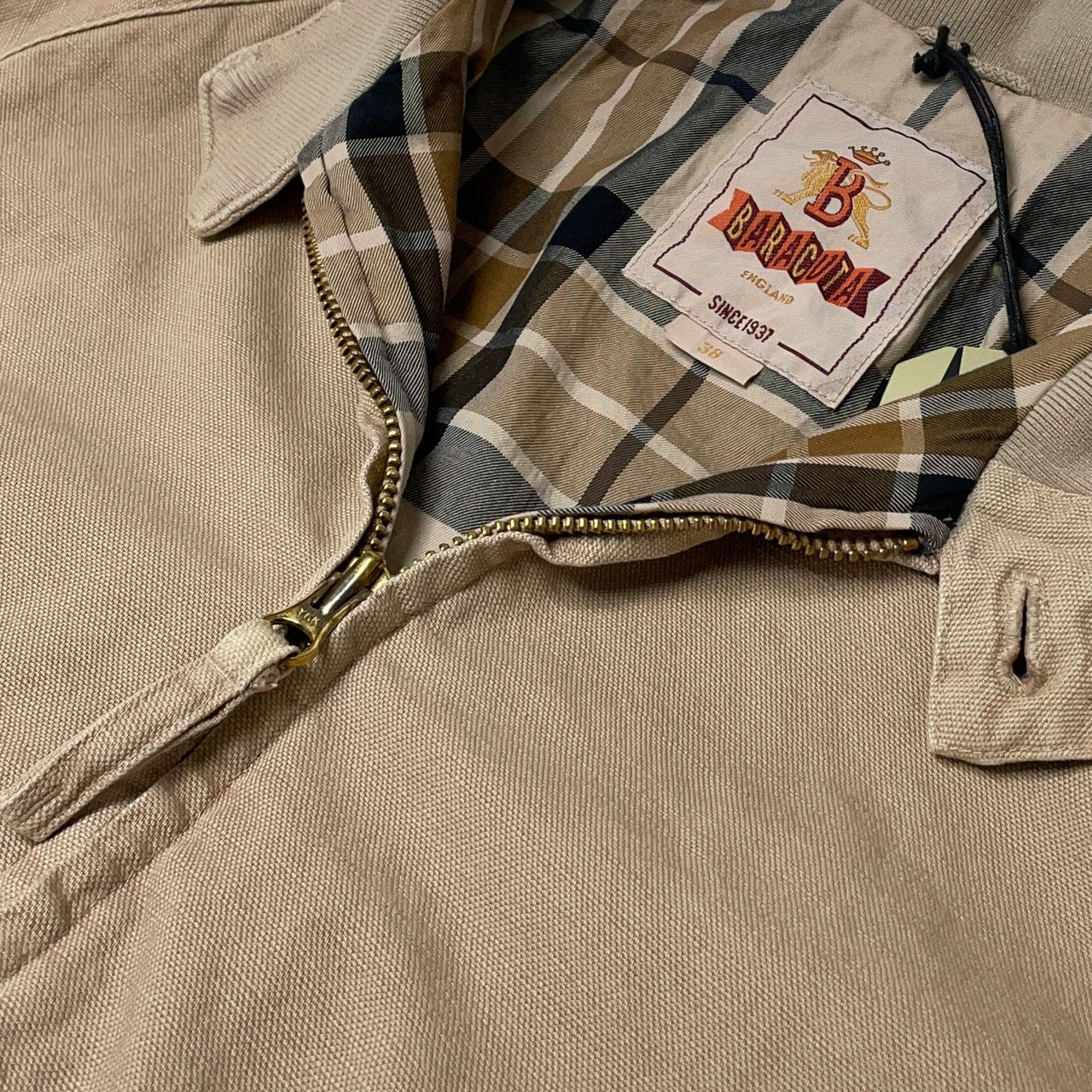 Baracuta Canvas GD G9 Mod Harrington Jacket (BK)