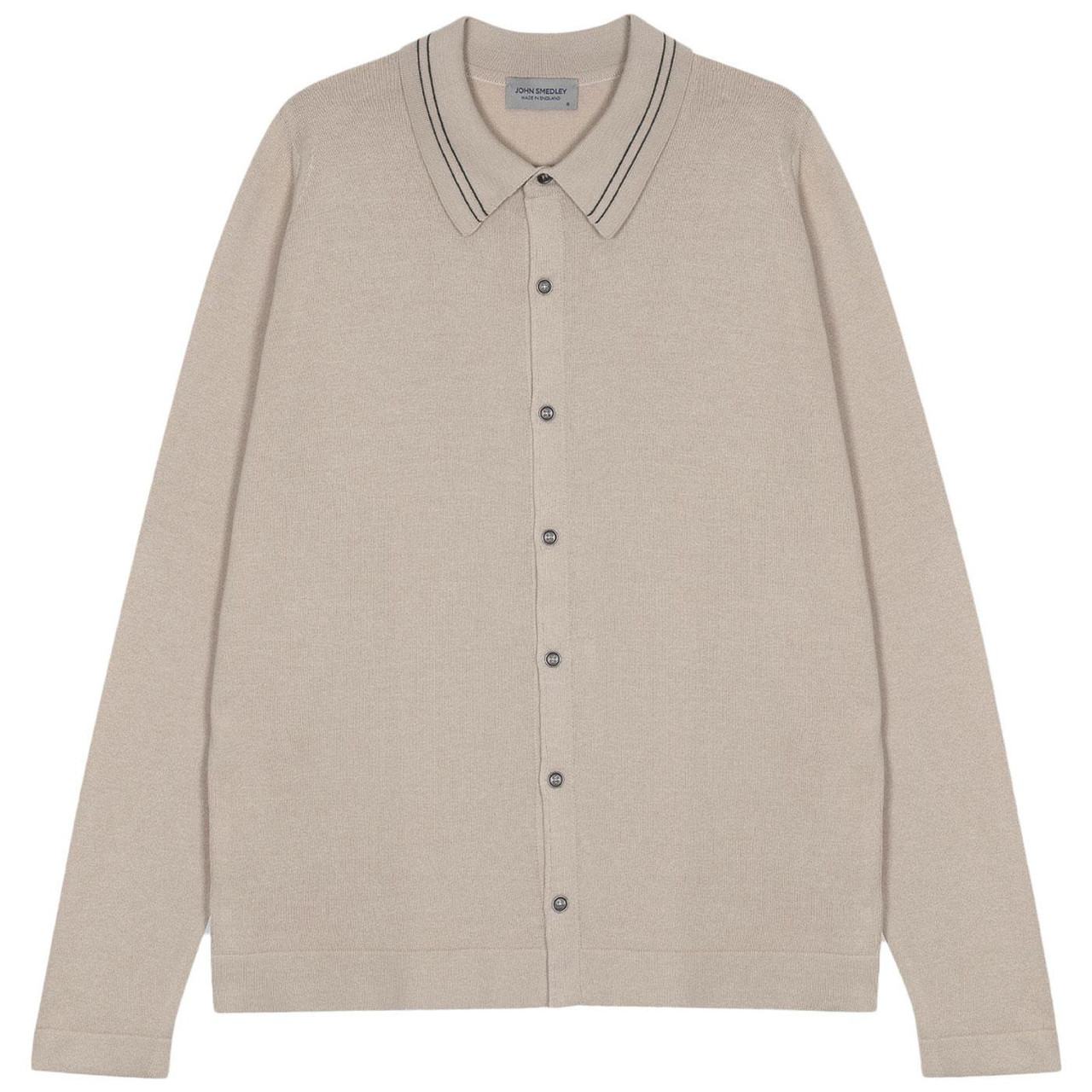 トップス JOHN SMEDLEY WOODFORD Woodford John Smedley Full Button Polo Shirt (A)
