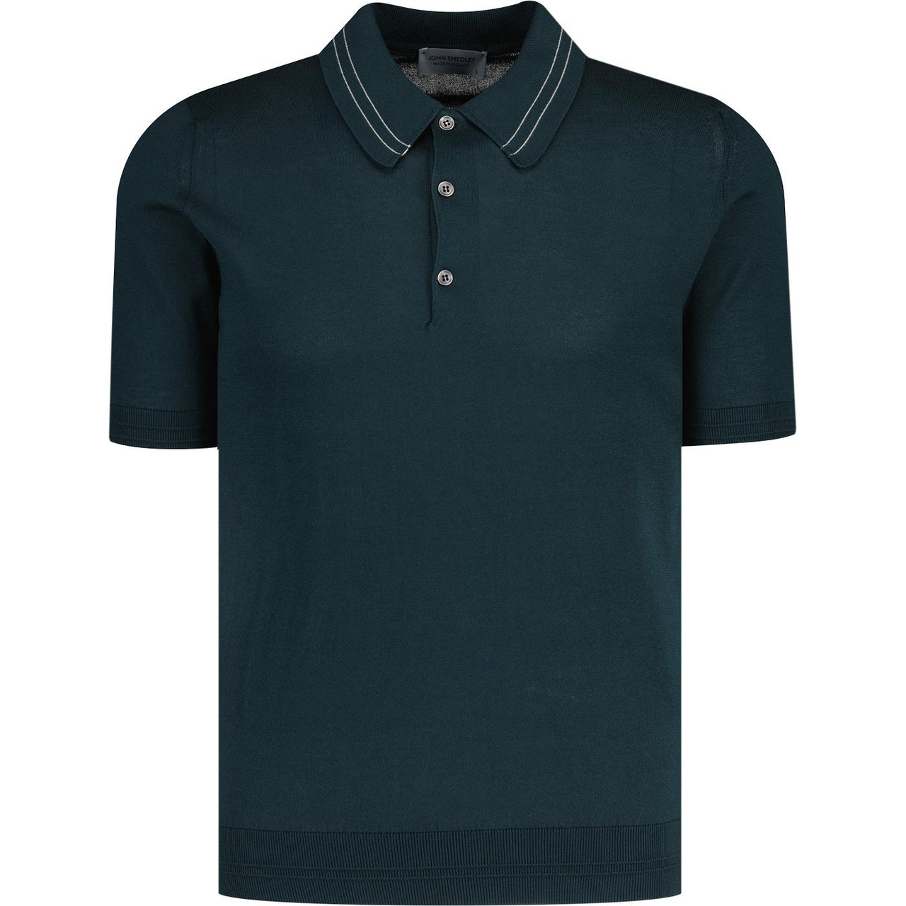 Otis John Smedley Twin Tipped Knitted Polo Shirt R