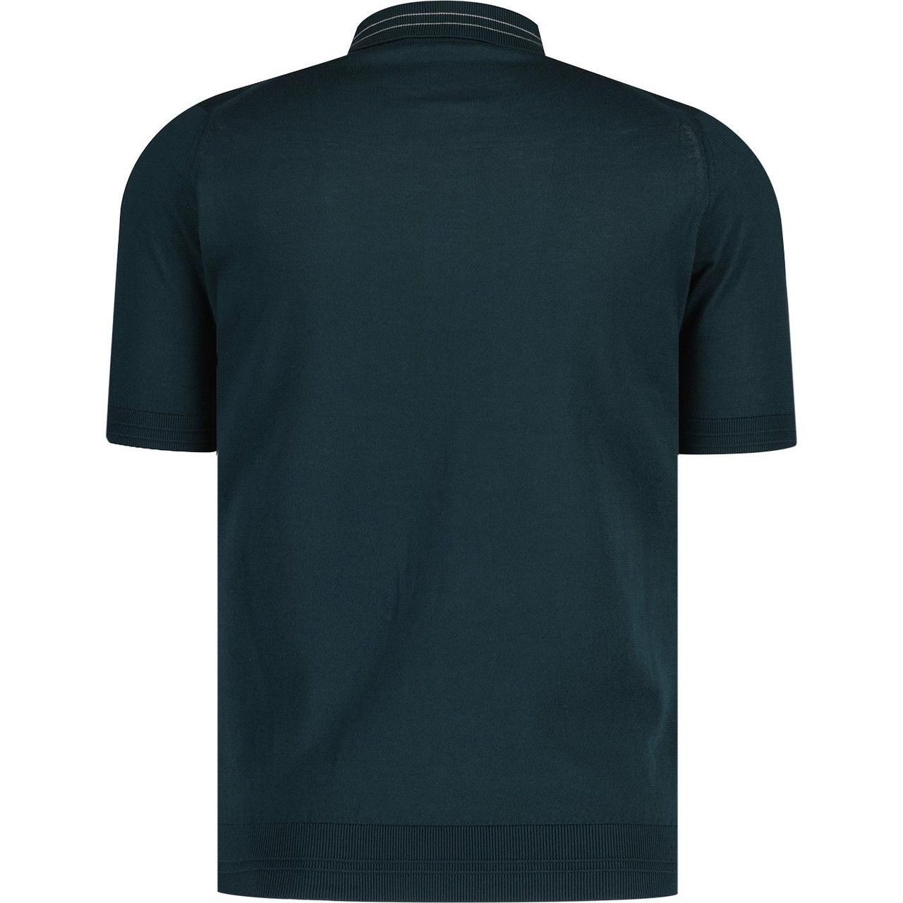 Otis John Smedley Twin Tipped Knitted Polo Shirt R