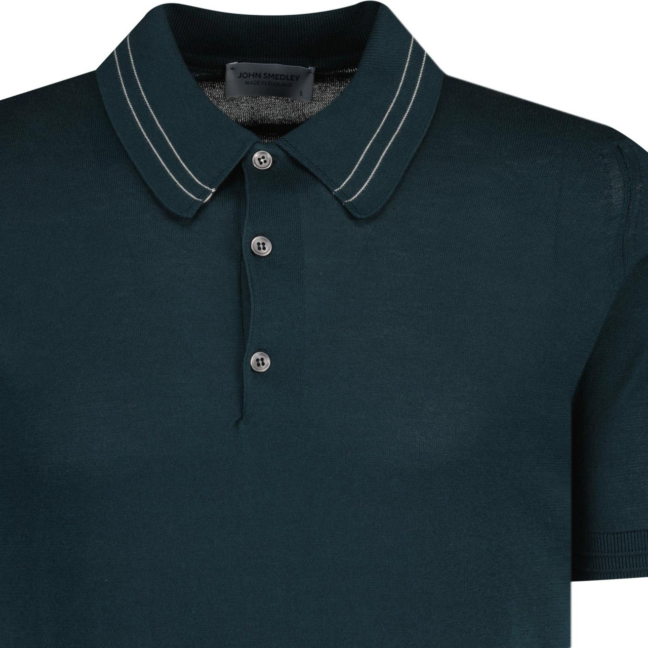 Otis John Smedley Twin Tipped Knitted Polo Shirt R